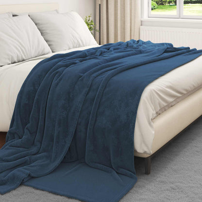 Kleden 6 stuks Marineblauw 220 x 240 cm Fleece