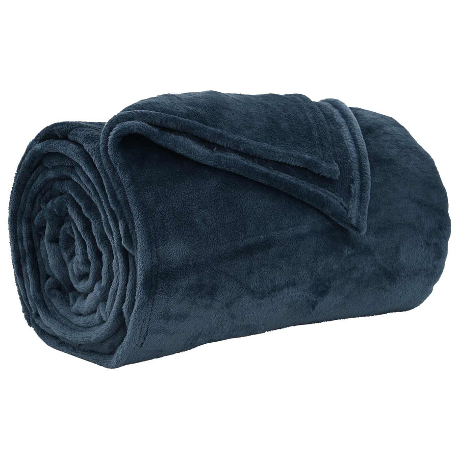 Kleden 6 stuks Marineblauw 220 x 240 cm Fleece