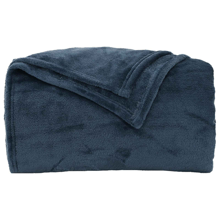 Kleden 6 stuks Marineblauw 240 x 270 cm Fleece