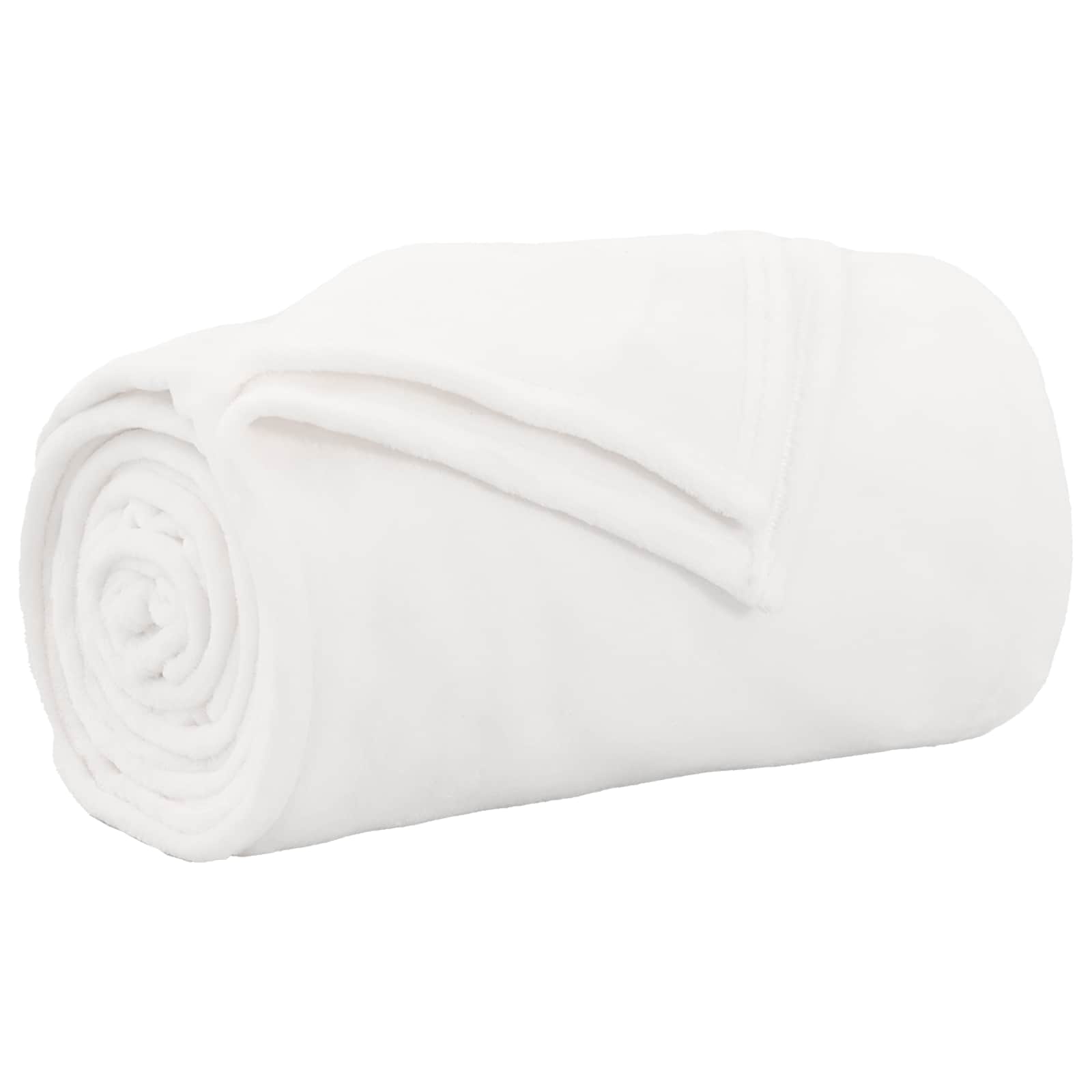 Kleden 6 stuks Wit 130 x 150 cm Fleece