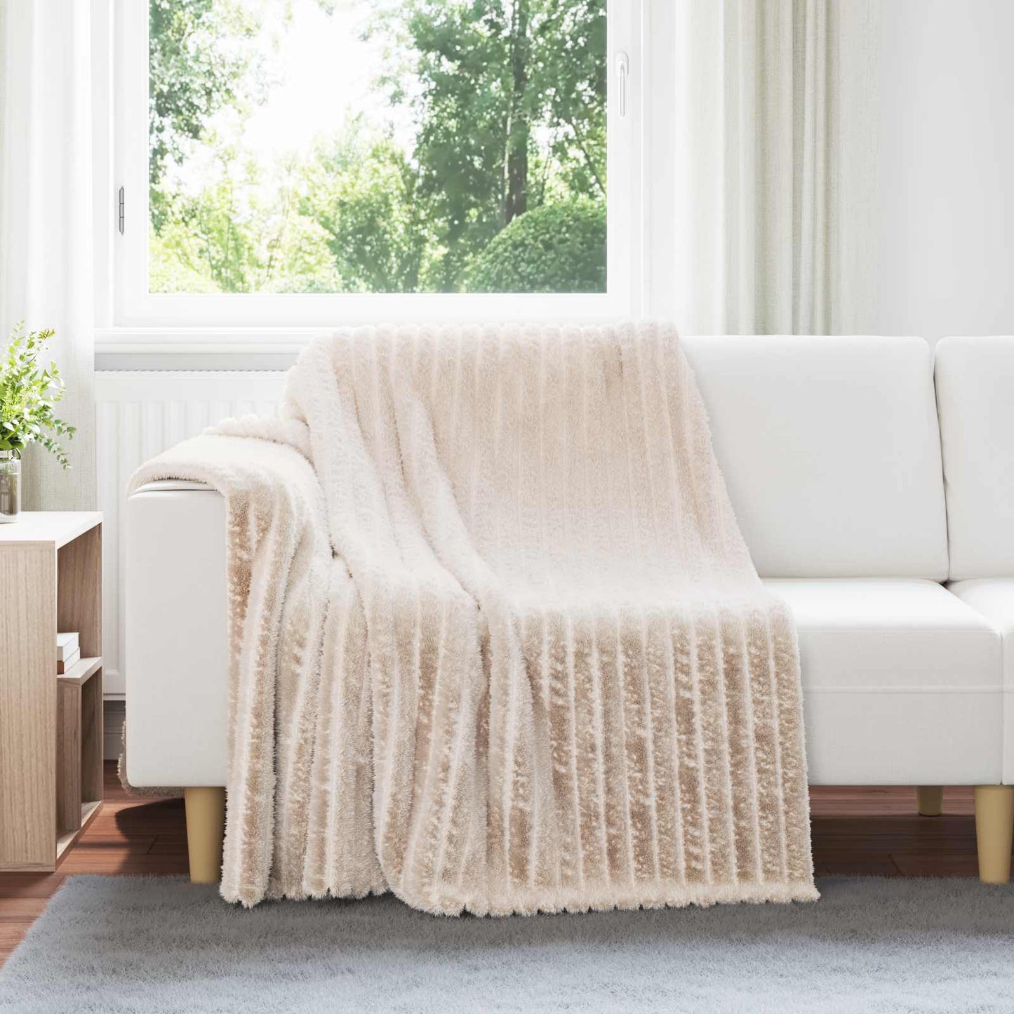 Gooi Deken Beige 200 x 150 cm Fleece
