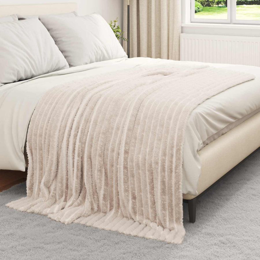 Gooi Deken Beige 200 x 150 cm Fleece