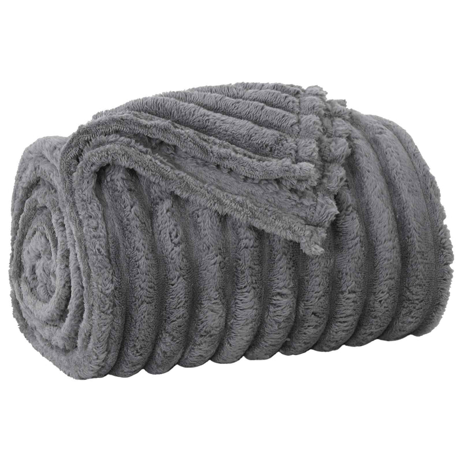 Gooi Deken Donkergrijs 200 x 150 cm Fleece
