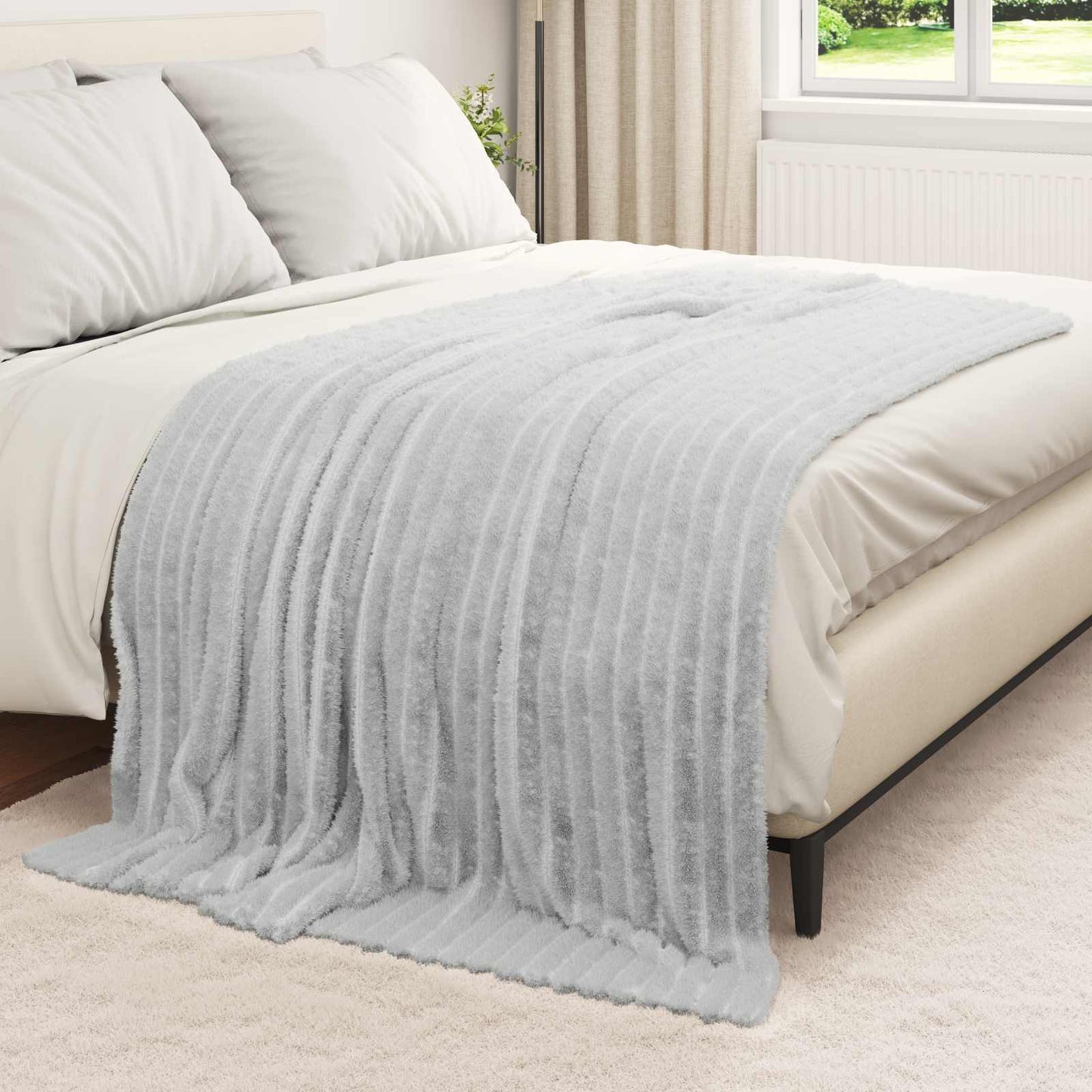 Gooi Deken Grijs 200 x 150 cm Fleece