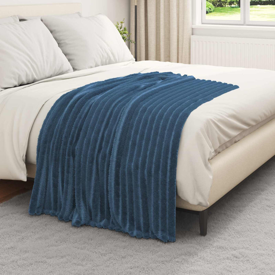 Gooi Deken Marineblauw 150 x 130 cm Fleece