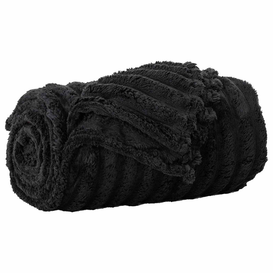 Gooi Deken Zwart 270 x 240 cm Fleece