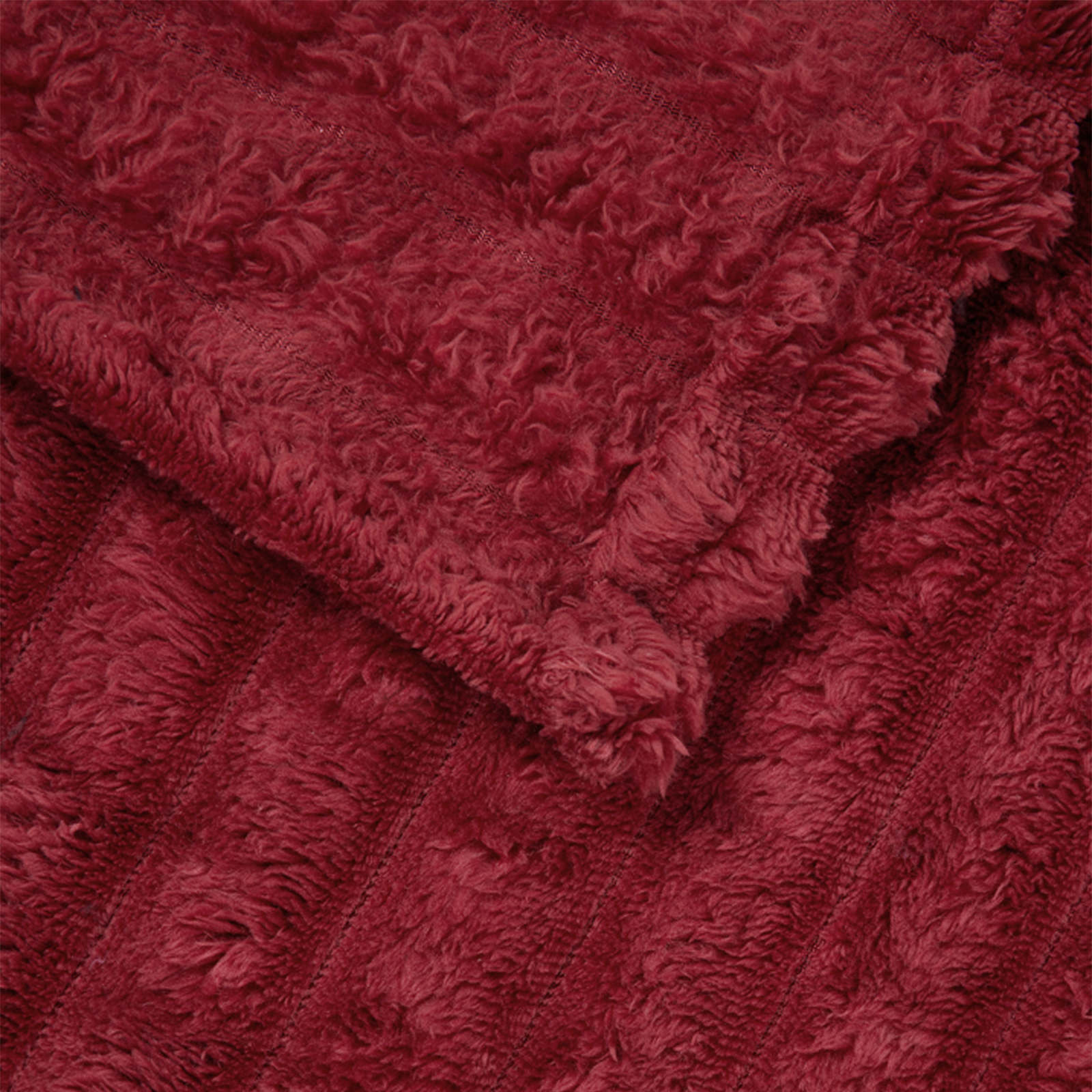 Gooi Deken Bordeaux Rood 150 x 130 cm Fleece