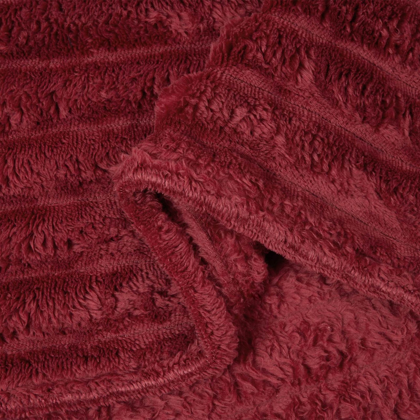 Gooi Deken Bordeaux Rood 150 x 130 cm Fleece
