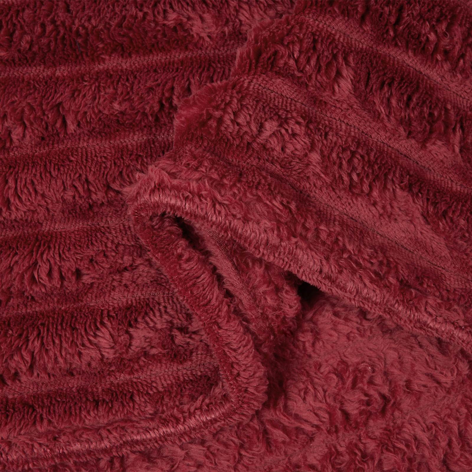 Gooi Deken Bordeaux Rood 150 x 130 cm Fleece