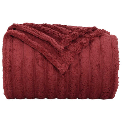 Gooi Deken Bordeaux Rood 150 x 130 cm Fleece