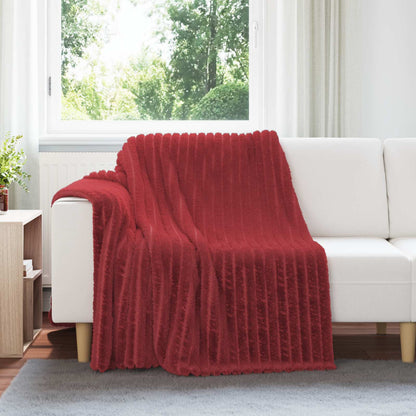 Gooi Deken Bordeaux Rood 200 x 150 cm Fleece