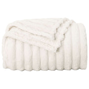 Gooi deken crème 150x130 cm fleece