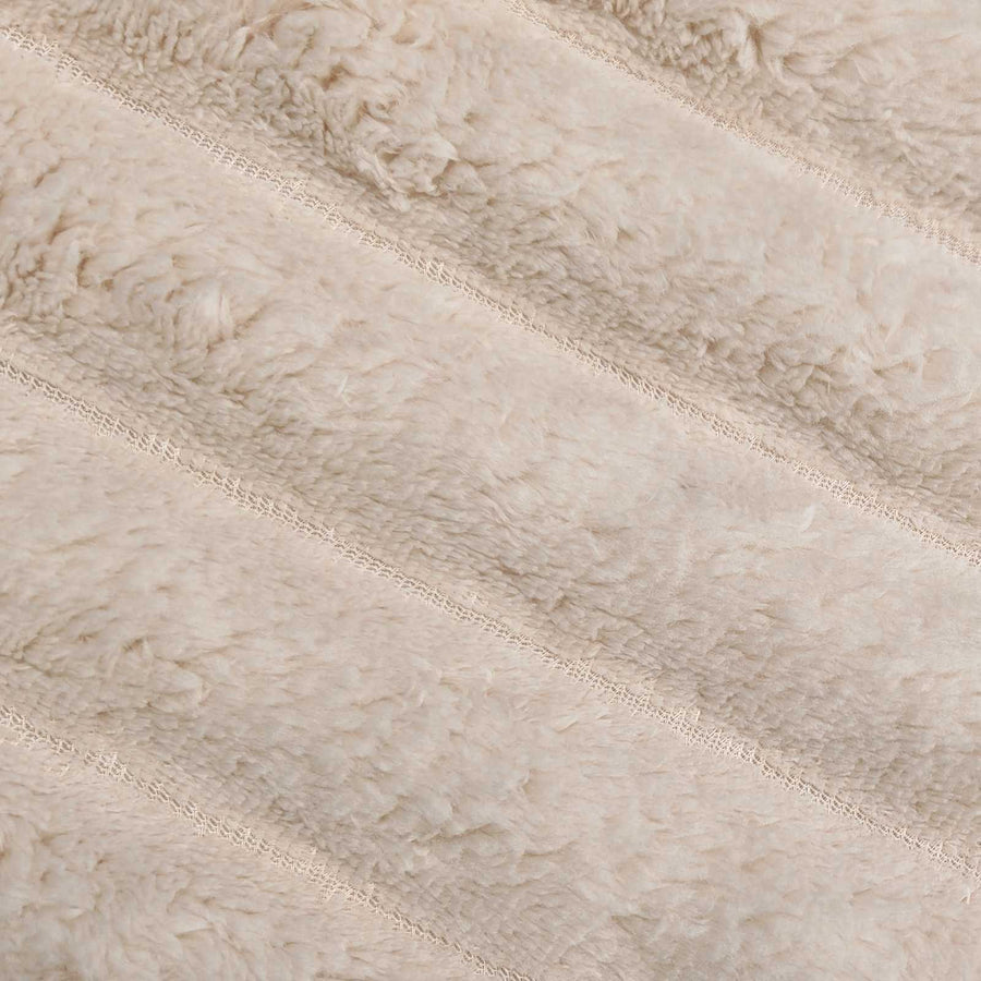 Kleden 6 stuks Beige 270 x 240 cm Fleece
