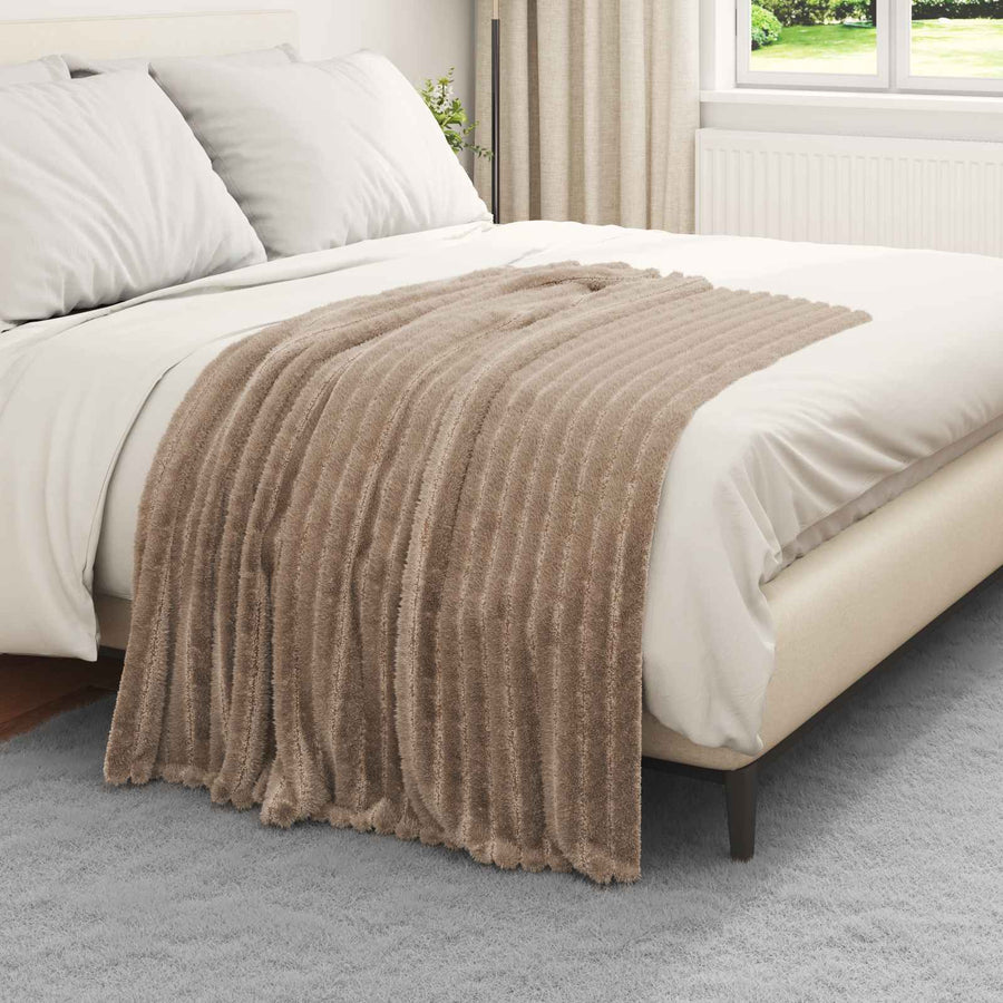 Kleden 6 stuks Kameel 150 x 130 cm Fleece