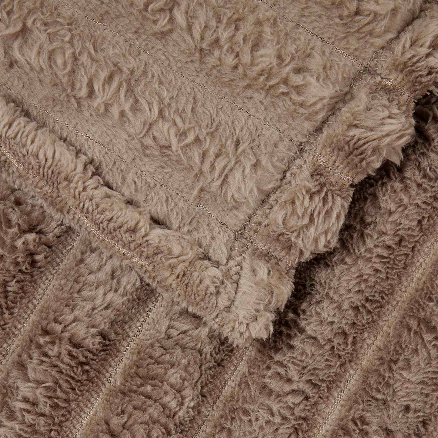 Kleden 6 stuks Kameel 200 x 150 cm Fleece