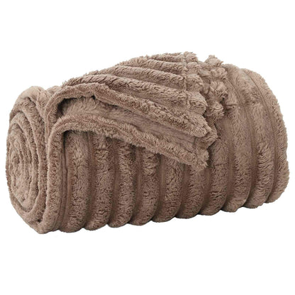 Kleden 6 stuks Kameel 200 x 150 cm Fleece