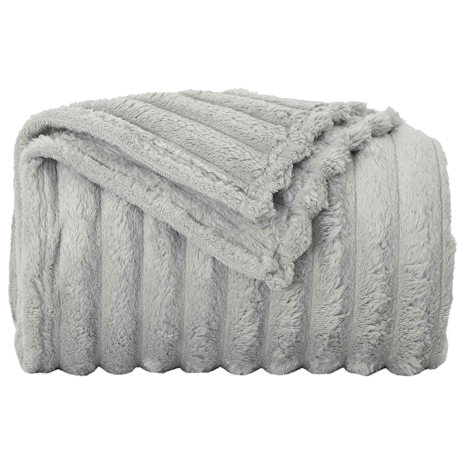 Kleden 6 stuks Grijs 150 x 130 cm Fleece