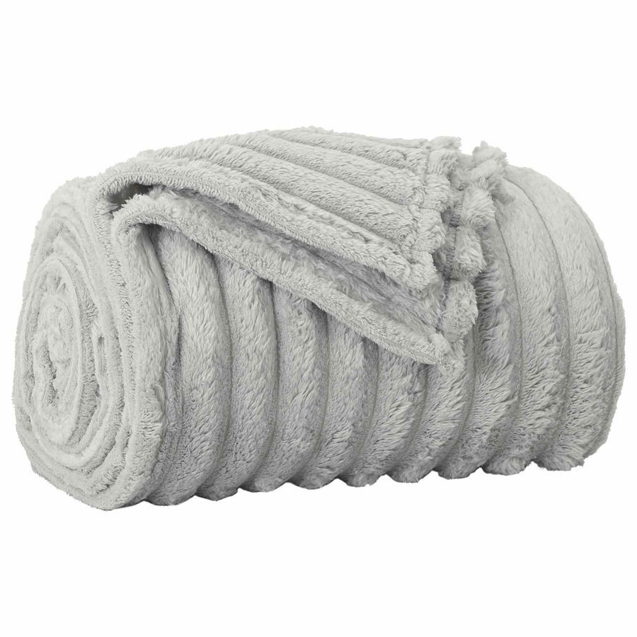 Kleden 6 stuks Grijs 240 x 220 cm Fleece