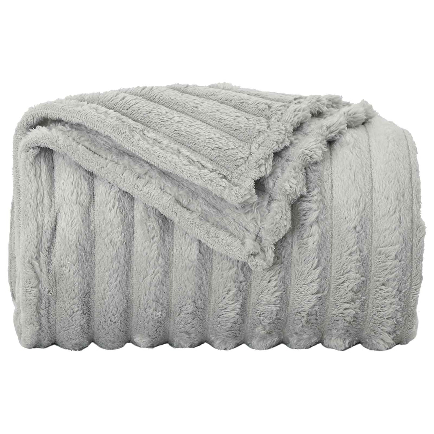 Kleden 6 stuks Grijs 270 x 240 cm Fleece