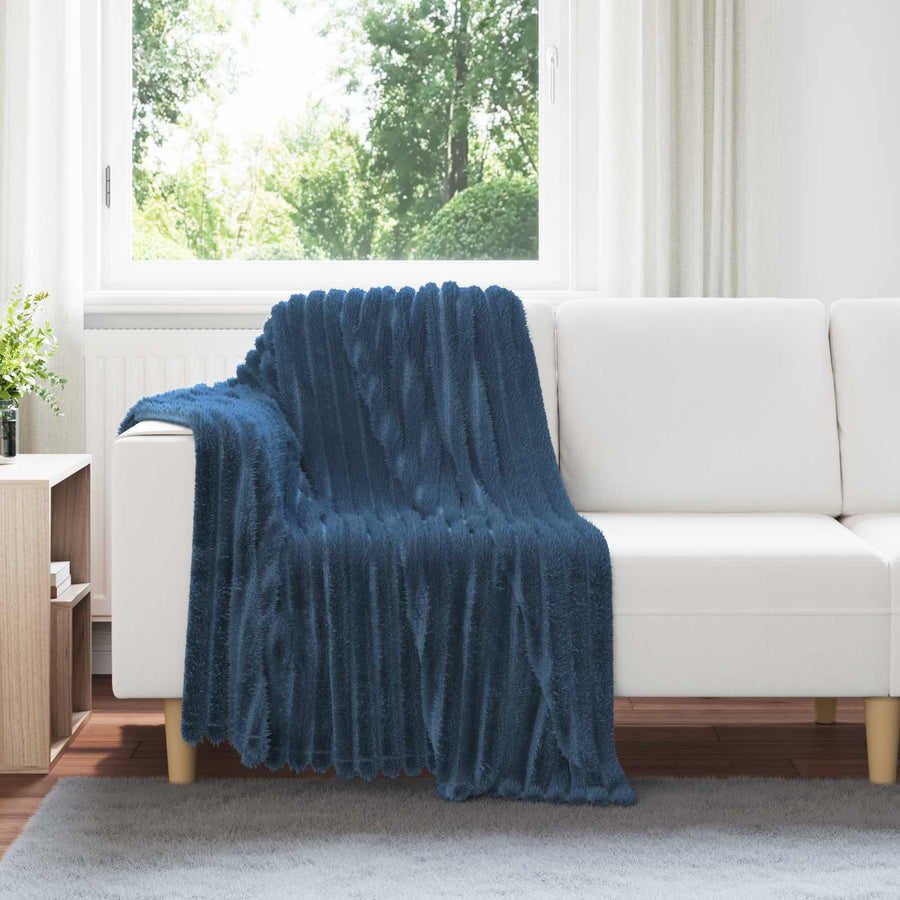 Kleden 6 stuks Marineblauw 150 x 130 cm Fleece