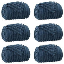 Kleden 6 stuks Marineblauw 150 x 130 cm Fleece