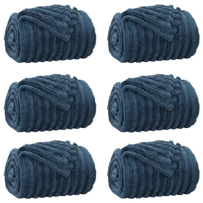 Kleden 6 stuks Marineblauw 240 x 220 cm Fleece
