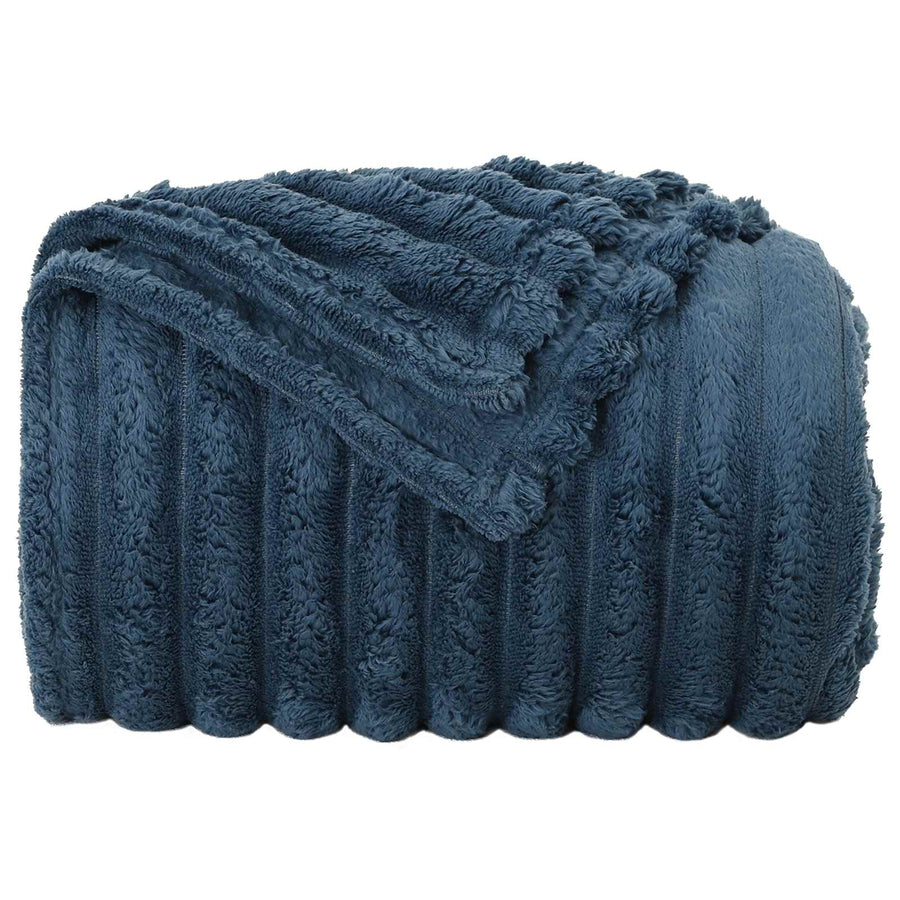 Kleden 6 stuks Marineblauw 240 x 220 cm Fleece