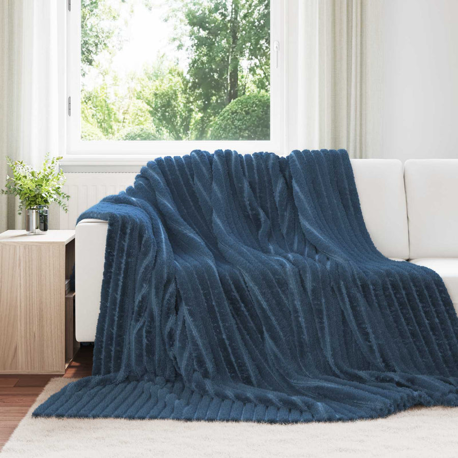 Kleden 6 stuks Marineblauw 270 x 240 cm Fleece