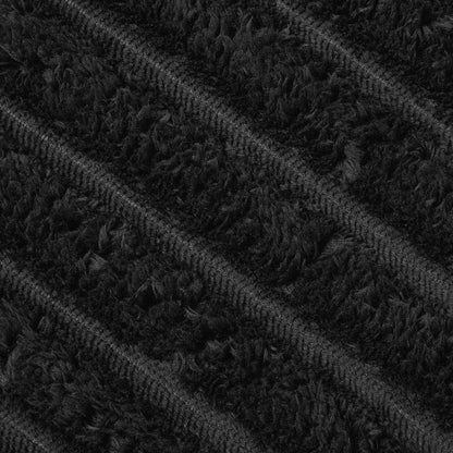 Kleden 6 stuks Zwart 150 x 130 cm Fleece