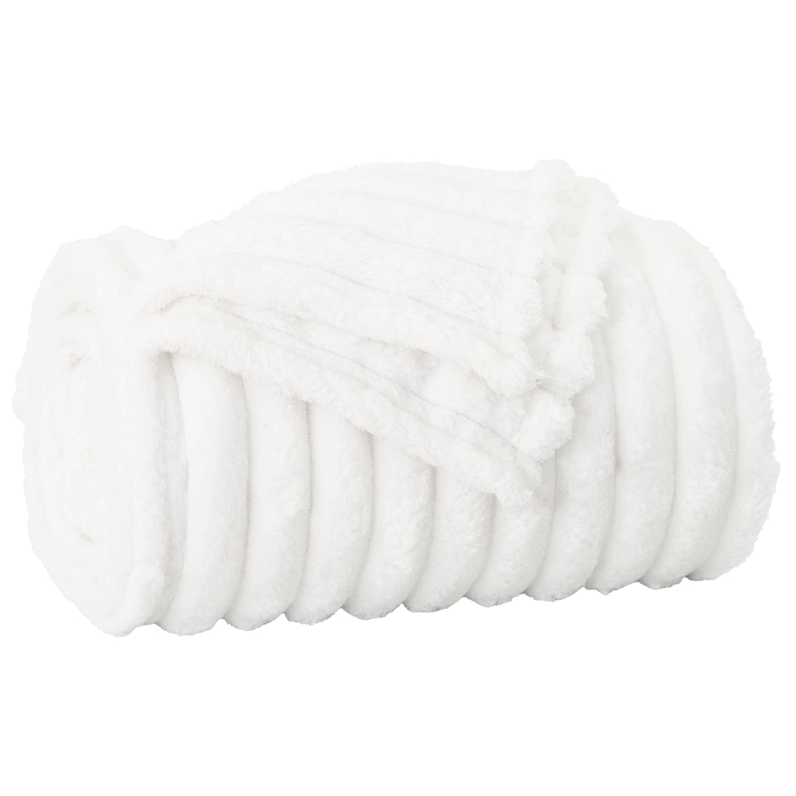Kleden 6 stuks Wit 150 x 130 cm Fleece