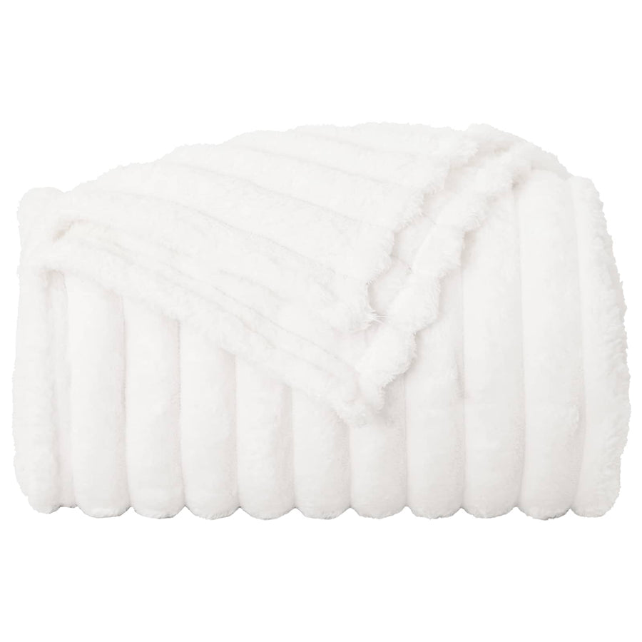 Kleden 6 stuks Wit 270 x 240 cm Fleece