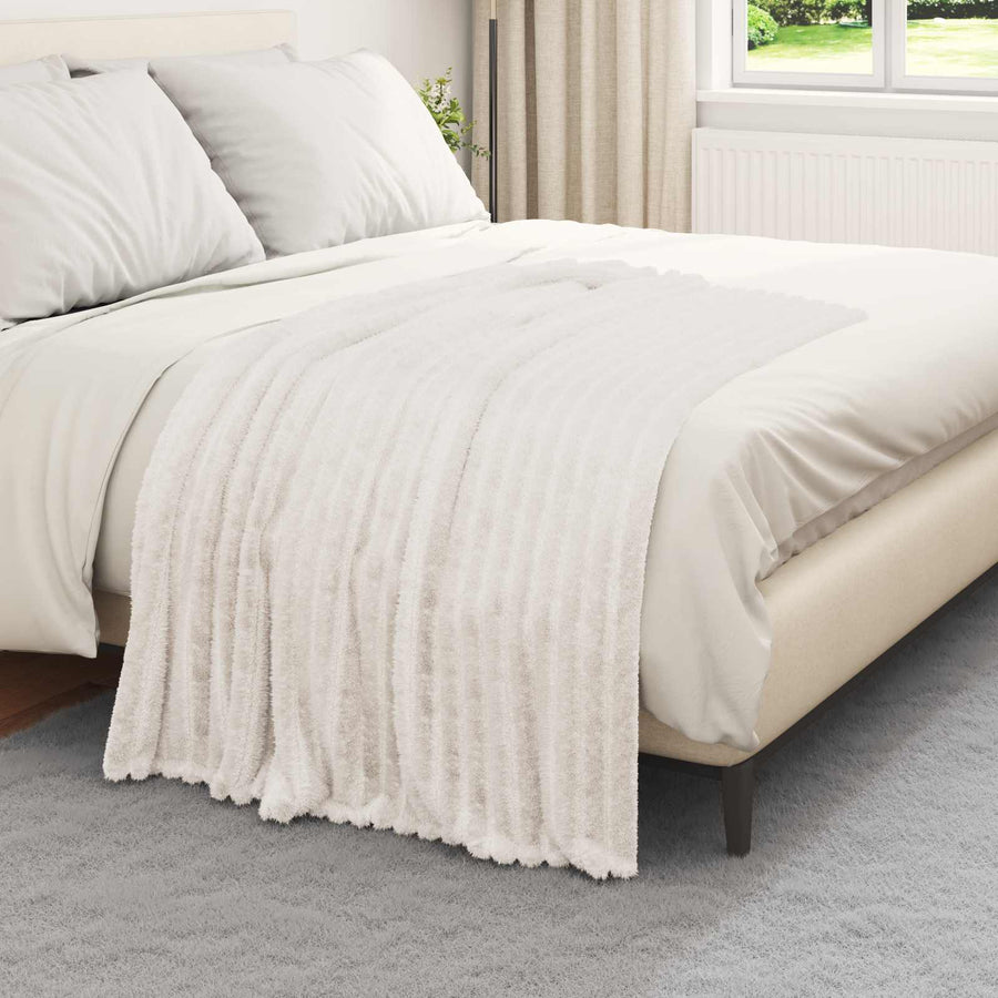 Kleden 6 stuks Crème 150 x 130 cm Fleece