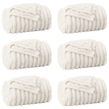Kleden 6 stuks Crème 240 x 220 cm Fleece