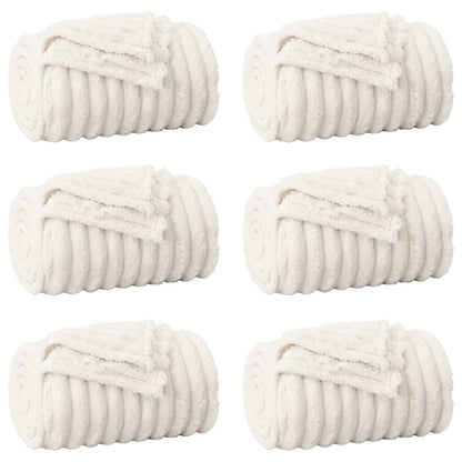 Kleden 6 stuks Crème 270 x 240 cm Fleece