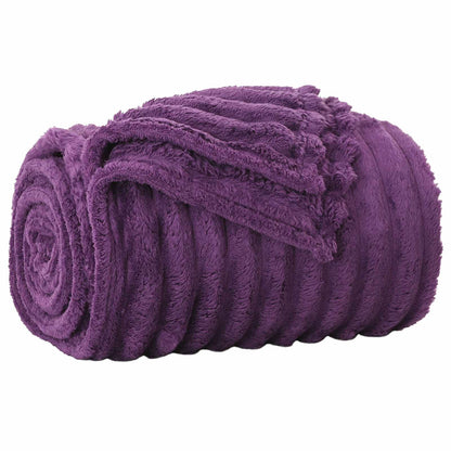 Kleden 6 stuks Paars 150 x 130 cm Fleece