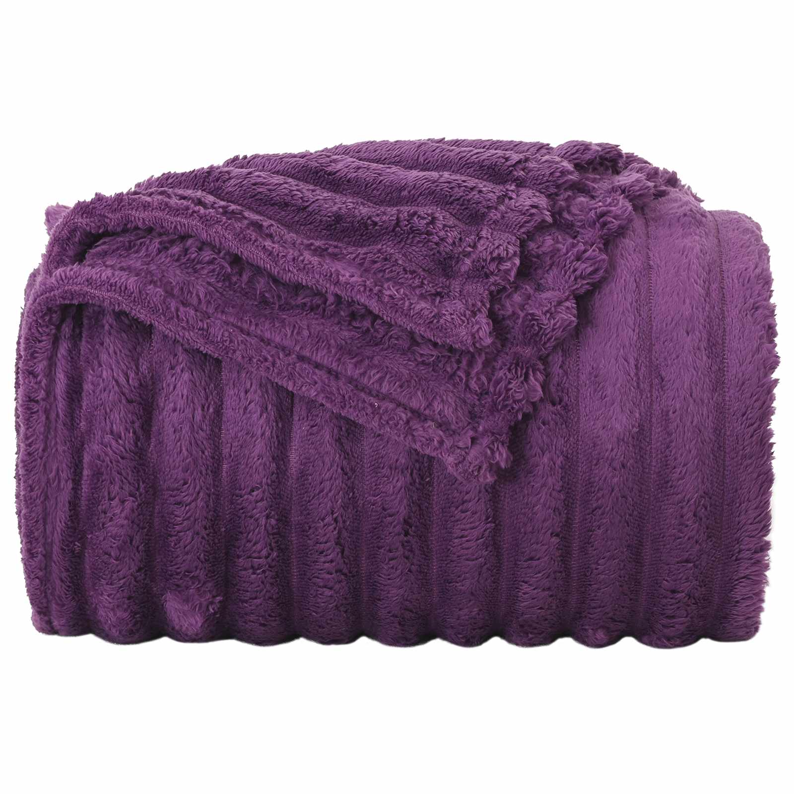 Kleden 6 stuks Paars 150 x 130 cm Fleece