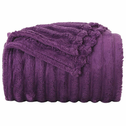 Kleden 6 stuks Paars 150 x 130 cm Fleece