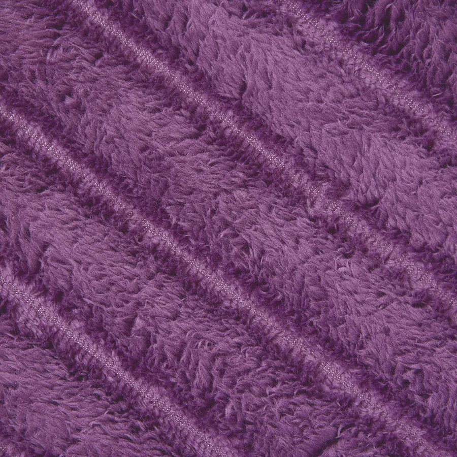 Kleden 6 stuks Paars 240 x 220 cm Fleece