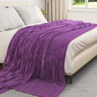 Dekens fleece 6 stuks paars 270 x 240 cm