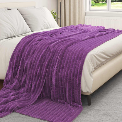 Kleden 6 stuks Paars 270 x 240 cm Fleece