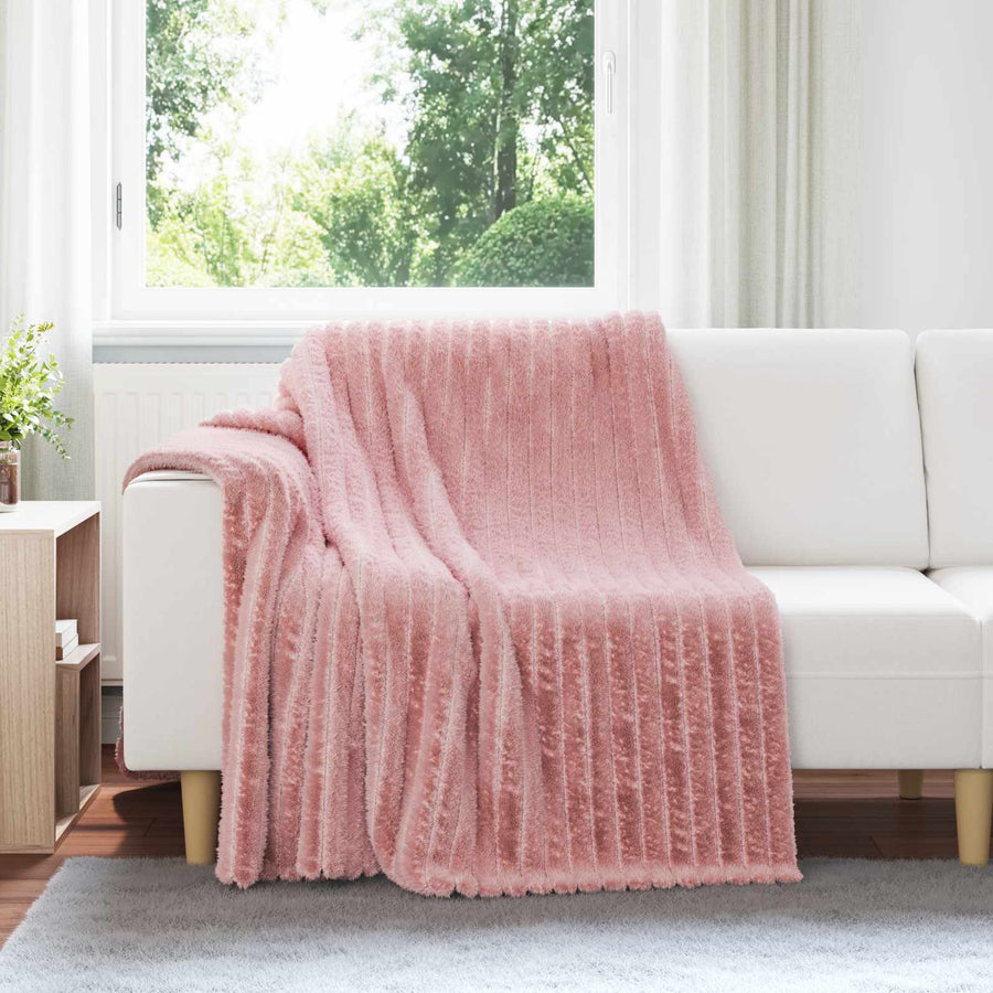 Kleden 6 stuks Roze 200 x 150 cm Fleece