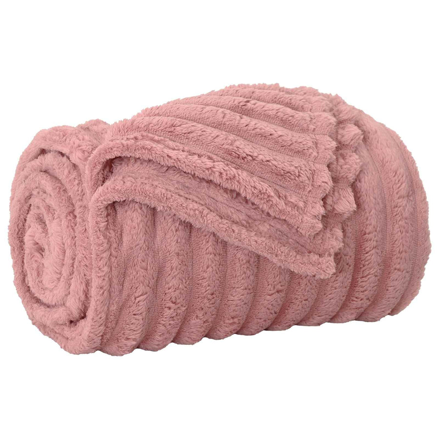 Kleden 6 pcs Roze 240 x 220 cm Fleece