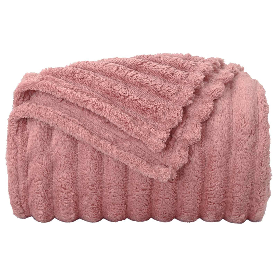 Kleden 6 pcs Roze 240 x 220 cm Fleece