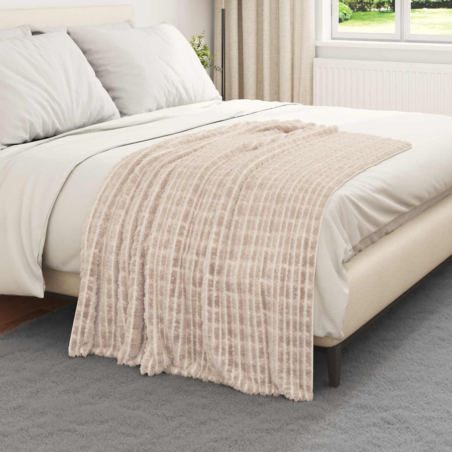 Gooi Deken Beige 150 x 130 cm Fleece