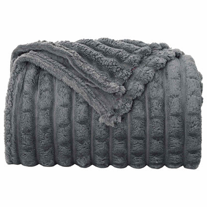 Gooi Deken Donkergrijs 200 x 150 cm Fleece