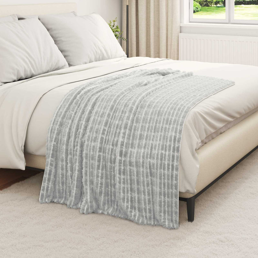 Gooi Deken Grijs 150 x 130 cm Fleece