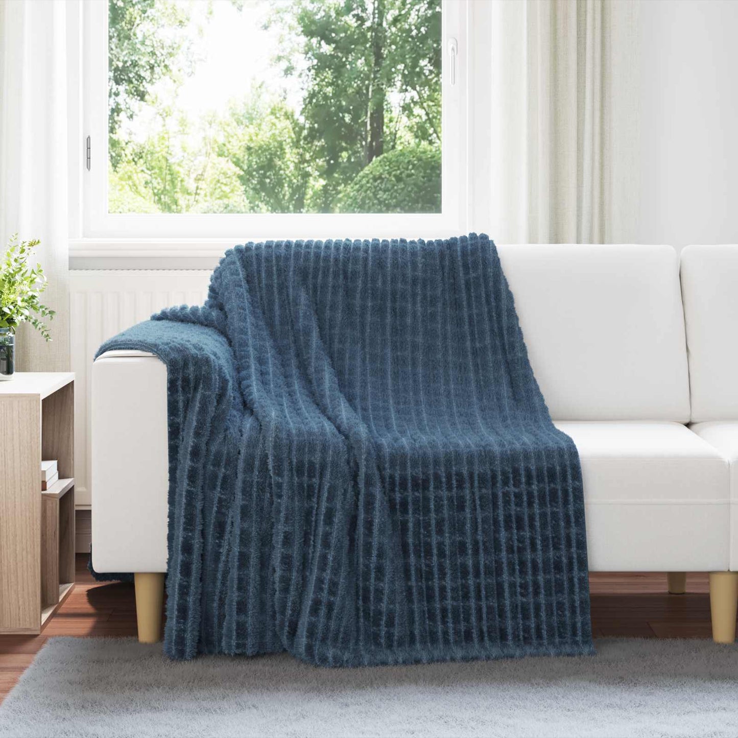 Gooi Deken Marineblauw 200 x 150 cm Fleece