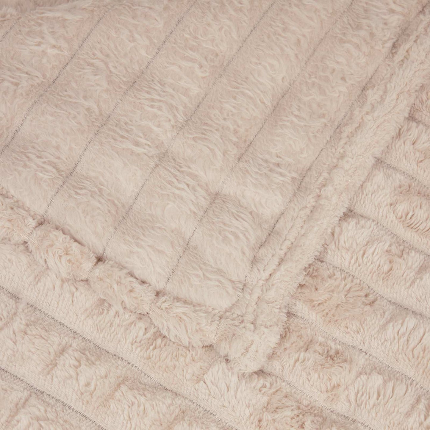 Kleden 6 stuks Beige 200 x 150 cm Fleece
