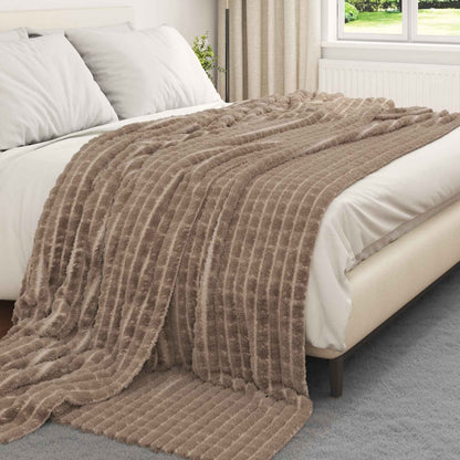 Kleden 6 stuks Kameel 270 x 240 cm Fleece