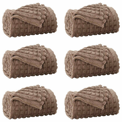 Kleden 6 stuks Kameel 270 x 240 cm Fleece